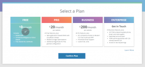 Cloudflare Select a Plan