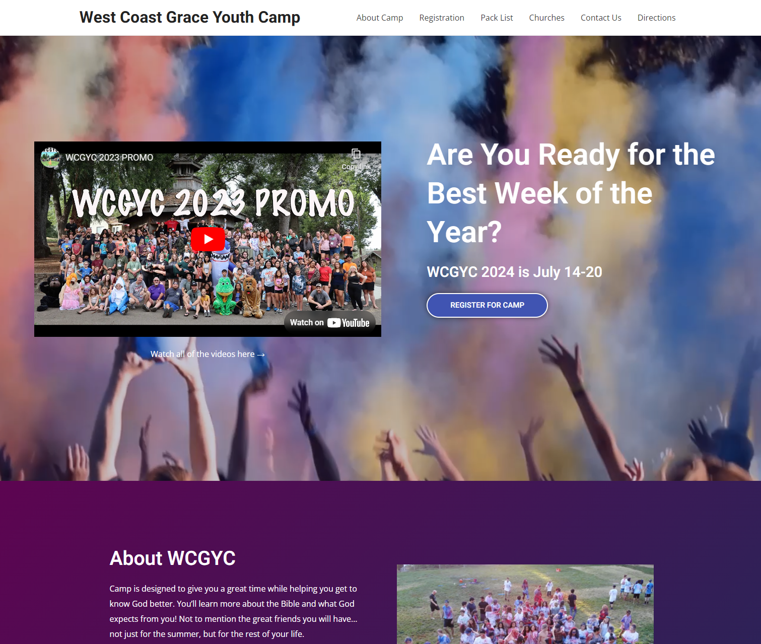 West Coast Grace Youth Camp
